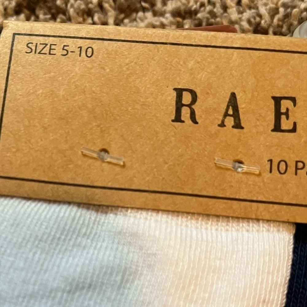 Rae Dunn 10 Pack USA Ankle Socks NWT